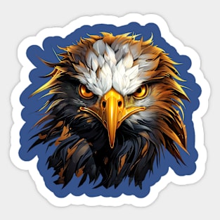 Eagle Staredown Sticker